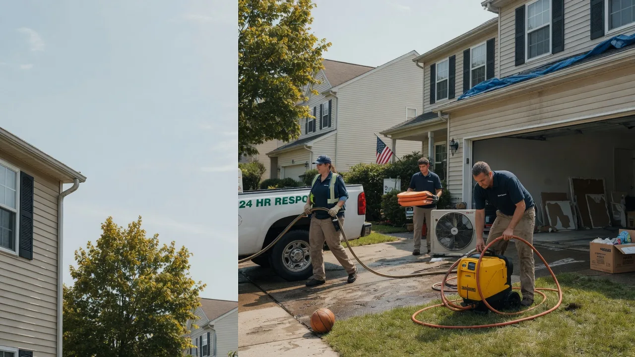 Emergency Water Damage Restoration in Bowers, PA near me